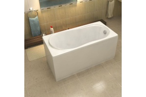Акриловая ванна Bas Лима стандарт 130 см на ножках - 3