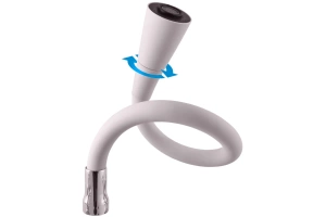 Смеситель для кухни Rav Slezak Sazava с гибким изливом серый матовый - хром - 2