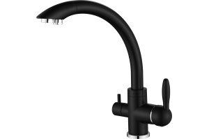 Смеситель Paulmark Essen для кухонной мойки, антрацит Es213001-401