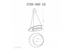 Подвесной светильник iLedex Axis XT08-D800 GD - 3