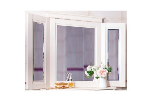 Зеркало Бриклаер Кантри 120 бежевый дуб прованс (4627125414121)