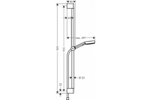 Душевой гарнитур Hansgrohe Pulsify Relaxation 105 3jet хром - 2