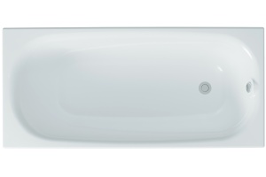 Акриловая ванна DIWO Кострома 180x70 прямоугольная, белая, российская, пристенная, с ножками