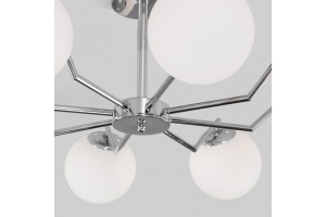 Люстра на штанге Eurosvet Frost 70154/8 хром - 3