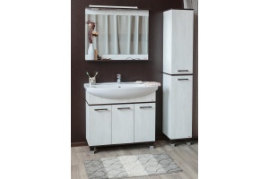 Тумба с раковиной Sanflor Толедо 105 венге, северное дерево светлое - 2