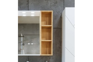 Подвесной шкаф Бриклаер Кристалл 20 дуб бунратти (4627125416033) - 2