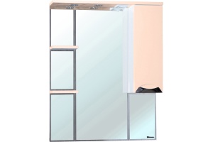 Зеркало-шкаф Bellezza Белла Люкс 85 R бежевый