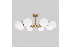 Люстра на штанге Eurosvet Frost 70154/8 латунь - 2