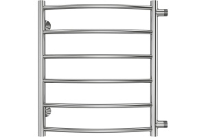 Водяной полотенцесушитель Terminus Классик П6 500x600 Хром боковое подключение