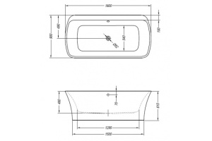 Акриловая ванна Kolpa San Marilyn 180х90 белая - 3