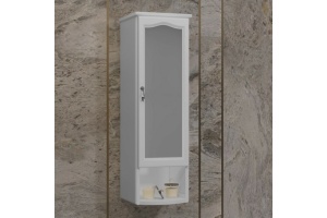 Шкаф-пенал подвесной Opadiris Риспекто правый белый