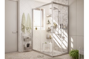 Душевой уголок STWORKI Карлстад DE019RC90140200 140x90 см профиль хром матовый - 3