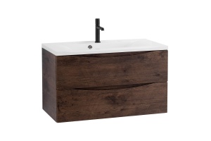 Комплект мебели BelBagno Marino 100 темное дерево - 3