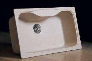 Мойка кухонная Omoikiri Maru 86-SA бежевая - 2