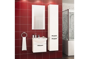 Комплект мебели подвесной Aquaton Ария 50 белый