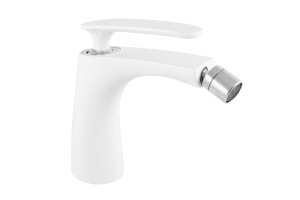 Смеситель для биде Rav Slezak Tigris белый - хром