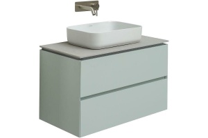 Тумба под раковину Allen Brau Infinity 85 светло - зеленый матовый