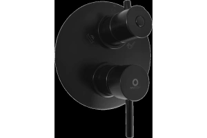 Смеситель для ванны с душем Rav Slezak Seina черный матовый