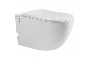 Подвесной унитаз Abber Bequem белый с сиденьем микролифт