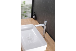 Смеситель для раковины Abber Rund хром - 2