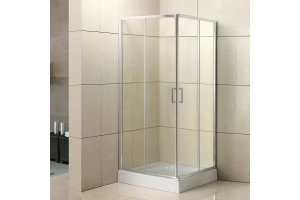 Душевой уголок BelBagno Uno 95 стекло прозрачное (UNO-195-A-2-95-C-Cr)