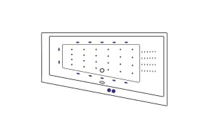 Акриловая ванна Excellent Sfera 170х100 правая белая с гидромассажем - 2