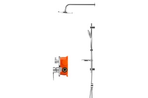 Swedbe Platta Душевой комплект со встроенным смесителем (с монтажным боксом) и верхним душем 5535 - 2