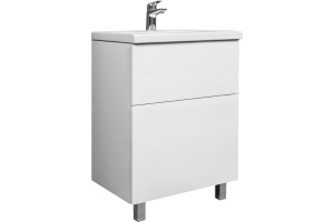 Тумба с раковиной Am.Pm Gem 60 белый глянец, с 2 ящиками - 3