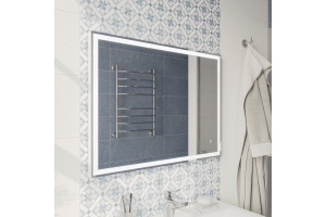 Зеркало DIWO Дмитров 80 с подсветкой светодиодной, прямоугольное, сенсорный светильник, настенное - 2