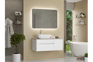 Тумба под раковину Misty Роял 100 белая матовая - 3