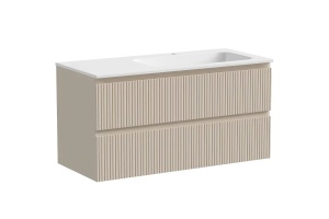 Тумба под раковину Sancos Snob T правая 99х44 бежевая