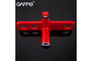 Смеситель для раковины Gappo красный G1096-7 - 3