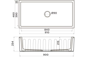 Мойка кухонная Omoikiri Mikura Natceramic/olive (4997088) - 2