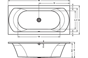 Акриловая ванна Riho Lima 190 - 2