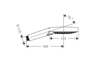26530990 HG Raindance Select S 120 3jet ручной душ полир,золото - 2