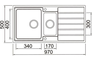 Металлическая мойка Seaman SMR-9750B (SMR-9750B.B) - 2
