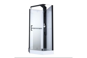 Душевая кабина Black&White Galaxy 90х90 черная матовая - 2