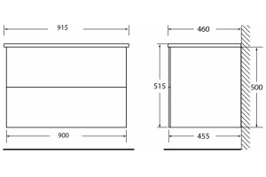 Тумба под раковину BelBagno Etna 90 белый - 3