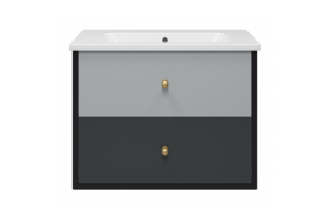Тумба под раковину Brevita Кристиан 80х57 серый (Кри-06080-01-012Я)