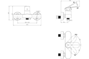 Смеситель BelBagno Ancora ANC ESDM CRM для душа - 2