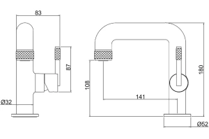 Смеситель для раковины Allen Brau Reality хром - 2