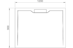 Поддон для душа RGW STE MW 120x90 белый - 3