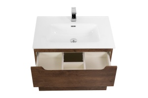 Комплект мебели BelBagno Etna 60 темное дерево - 3