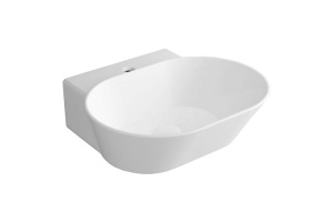 Раковина накладная Simas Wawe 48х43 белая
