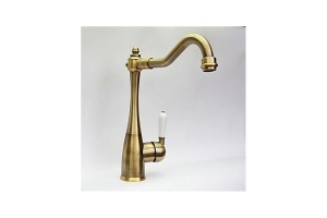 Смеситель для кухонной мойки Magliezza Grosso bianco бронза (50121-br)