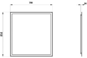 Зеркало ASB-Mebel Марика 70 - 3