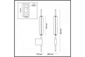 Настенный светильник Odeon Light Pendant Reeds 4794/12WL - 2