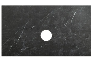 Столешница BelBagno 100х46 черный матовый мрамор (KEP-100-MNO-W0)