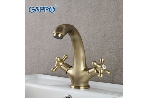 Смеситель для раковины Gappo бронза G1063-4