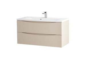 Тумба с раковиной BelBagno Marino 100 бежевый матовый - 2